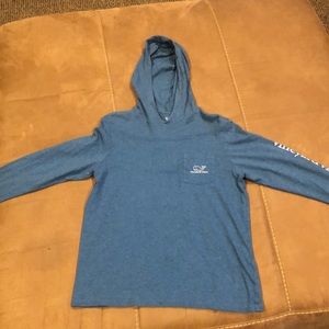 Vineyard vine hoodie XL youth blue